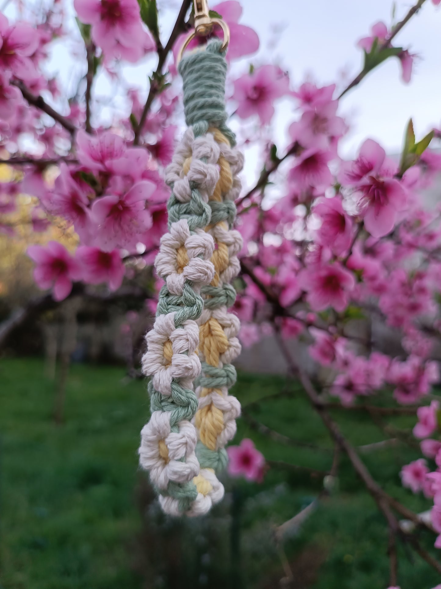 🌸 Porte-clés Marguerite 🌸