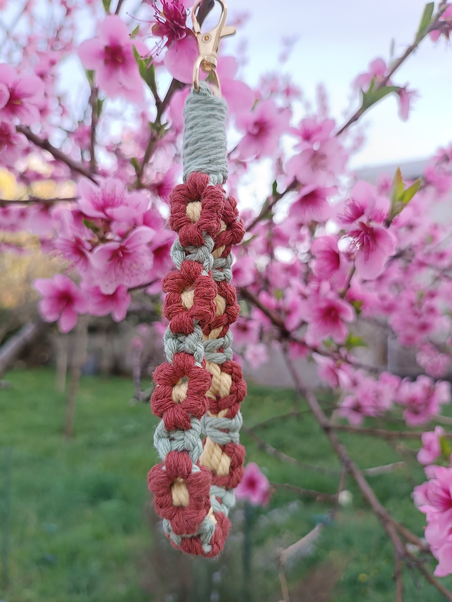 🌸 Porte-clés Marguerite 🌸