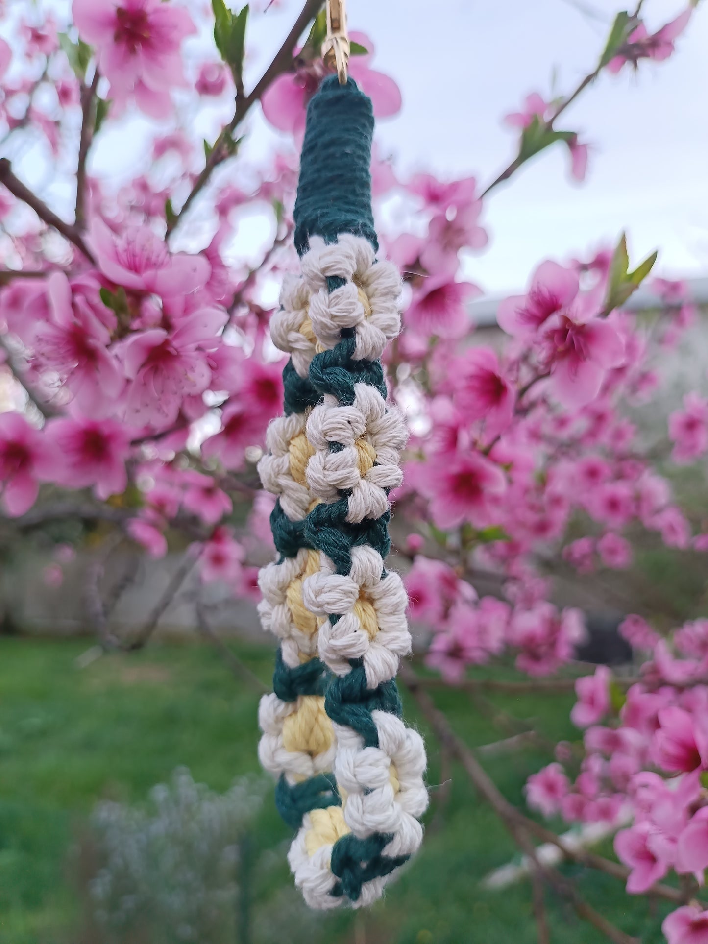 🌸 Porte-clés Marguerite 🌸