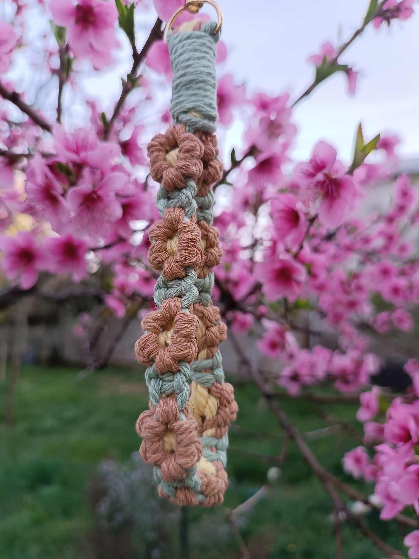 🌸 Porte-clés Marguerite 🌸